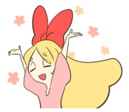 Daily life of the Ribbon girl sticker #4954548