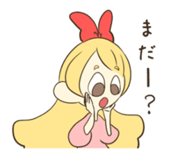 Daily life of the Ribbon girl sticker #4954551