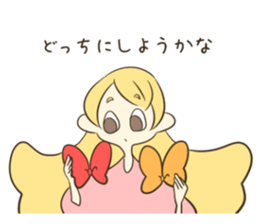 Daily life of the Ribbon girl sticker #4954561