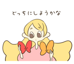 Daily life of the Ribbon girl sticker #4954561