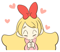 Daily life of the Ribbon girl sticker #4954562