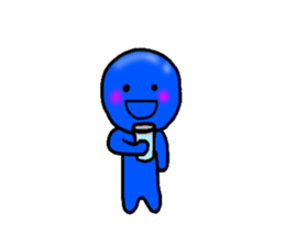 blueblue man"3"The Japanese version sticker #4954810