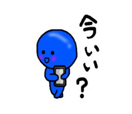 blueblue man"3"The Japanese version sticker #4954823