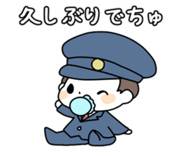 Baby police sticker #4955806