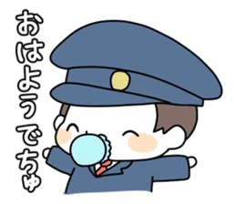 Baby police sticker #4955807