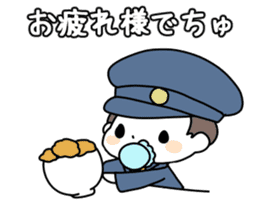 Baby police sticker #4955809