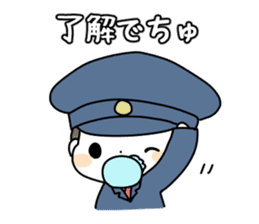 Baby police sticker #4955810