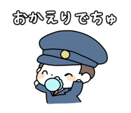 Baby police sticker #4955811