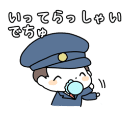 Baby police sticker #4955814