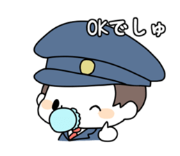 Baby police sticker #4955815