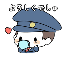 Baby police sticker #4955819