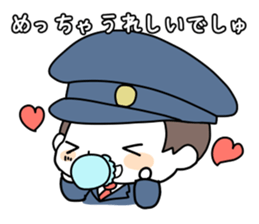 Baby police sticker #4955822