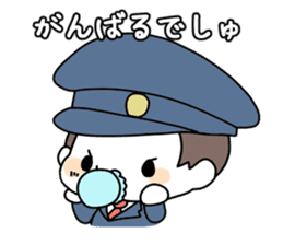 Baby police sticker #4955824