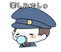 Baby police sticker #4955827
