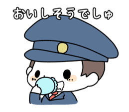 Baby police sticker #4955832