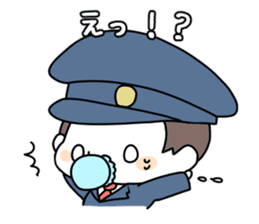 Baby police sticker #4955835