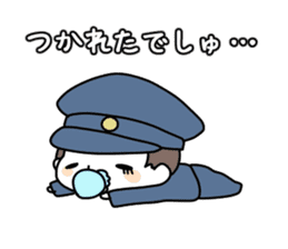 Baby police sticker #4955838