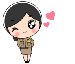 Lovely officer sticker #4956264