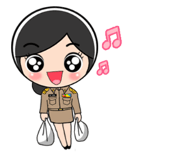 Lovely officer sticker #4956266
