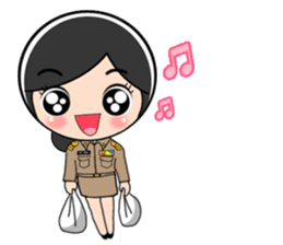 Lovely officer sticker #4956266