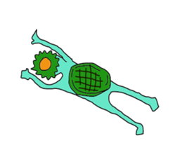 Daily kappa momo sticker #4956921