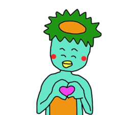 Daily kappa momo sticker #4956923