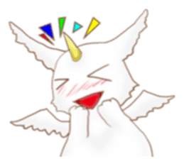 Rabbit dragon sticker #4957647