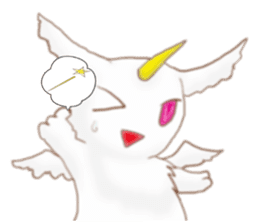 Rabbit dragon sticker #4957649