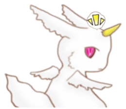 Rabbit dragon sticker #4957650