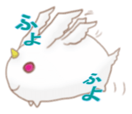 Rabbit dragon sticker #4957656