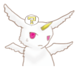 Rabbit dragon sticker #4957664