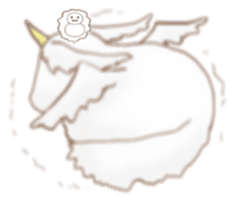 Rabbit dragon sticker #4957665