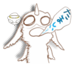 Rabbit dragon sticker #4957666