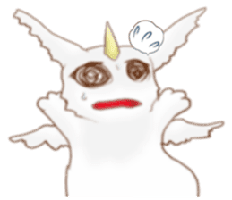 Rabbit dragon sticker #4957670