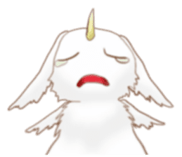 Rabbit dragon sticker #4957671