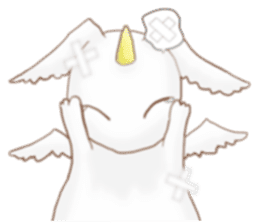 Rabbit dragon sticker #4957677