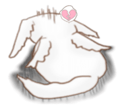 Rabbit dragon sticker #4957678