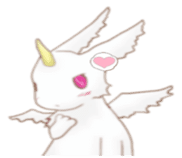 Rabbit dragon sticker #4957679