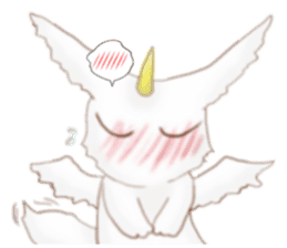 Rabbit dragon sticker #4957680