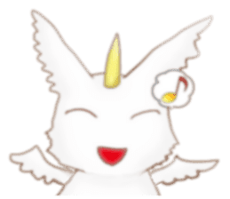 Rabbit dragon sticker #4957683