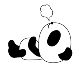 Panda Today's feeling (EN) sticker #4958053