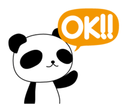 Panda Today's feeling (EN) sticker #4958058