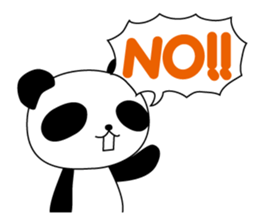 Panda Today's feeling (EN) sticker #4958059