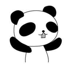 Panda Today's feeling (EN) sticker #4958068