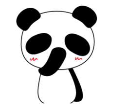 Panda Today's feeling (EN) sticker #4958075