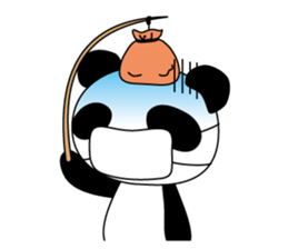 Panda Today's feeling (EN) sticker #4958077
