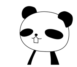 Panda Today's feeling (EN) sticker #4958082