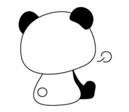 Panda Today's feeling (EN) sticker #4958083