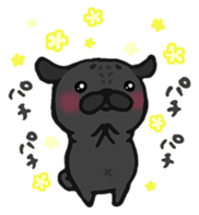 Petit Pug sticker #4958090