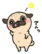 Petit Pug sticker #4958093